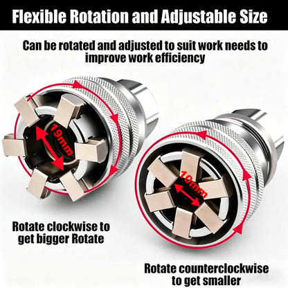 10-19mm Adjustable Universal MagicSocket Wrench | Multi-Function Tool